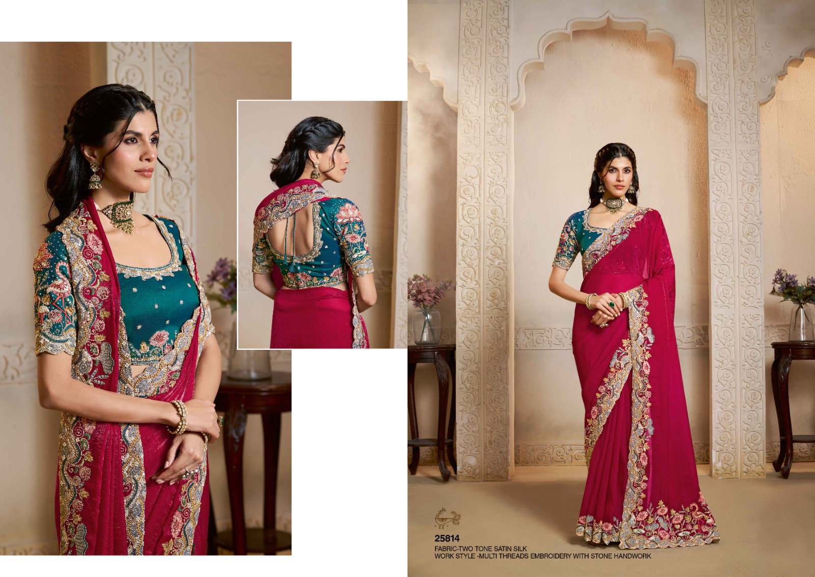 MAHOTSAV PRESENT MOHMNATHAN RIWAHYAT SERIES 25800 FANCY SAREE 9