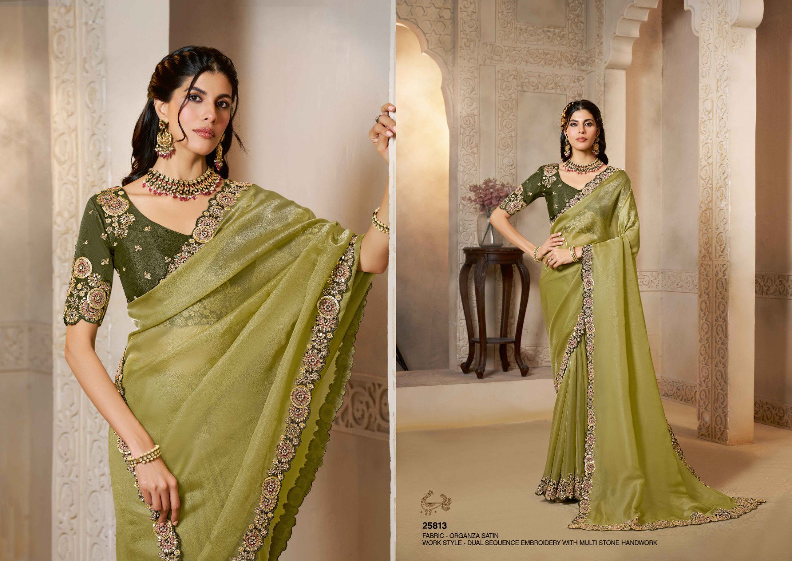 MAHOTSAV PRESENT MOHMNATHAN RIWAHYAT SERIES 25800 FANCY SAREE 16