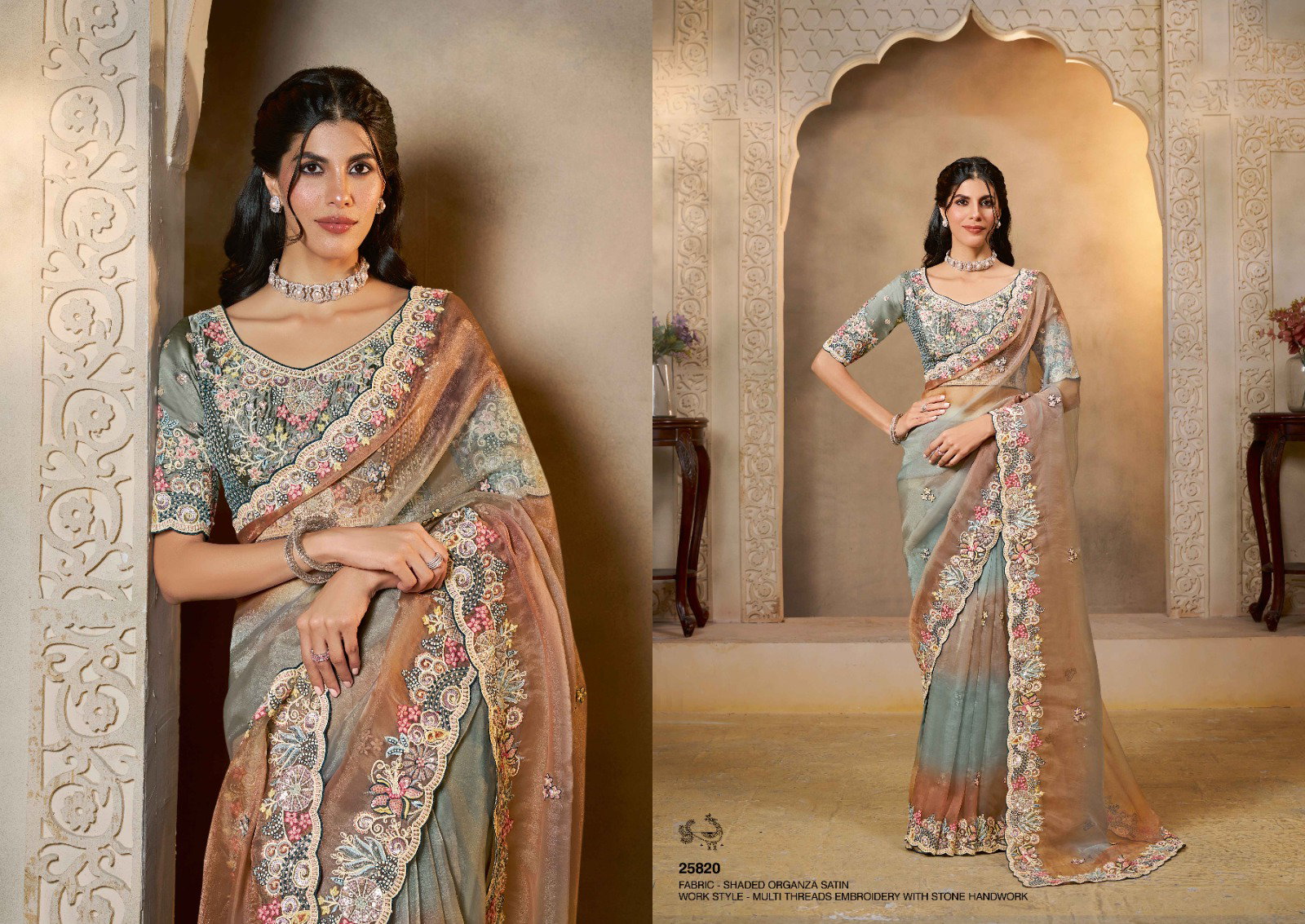 MAHOTSAV PRESENT MOHMNATHAN RIWAHYAT SERIES 25800 FANCY SAREE 15