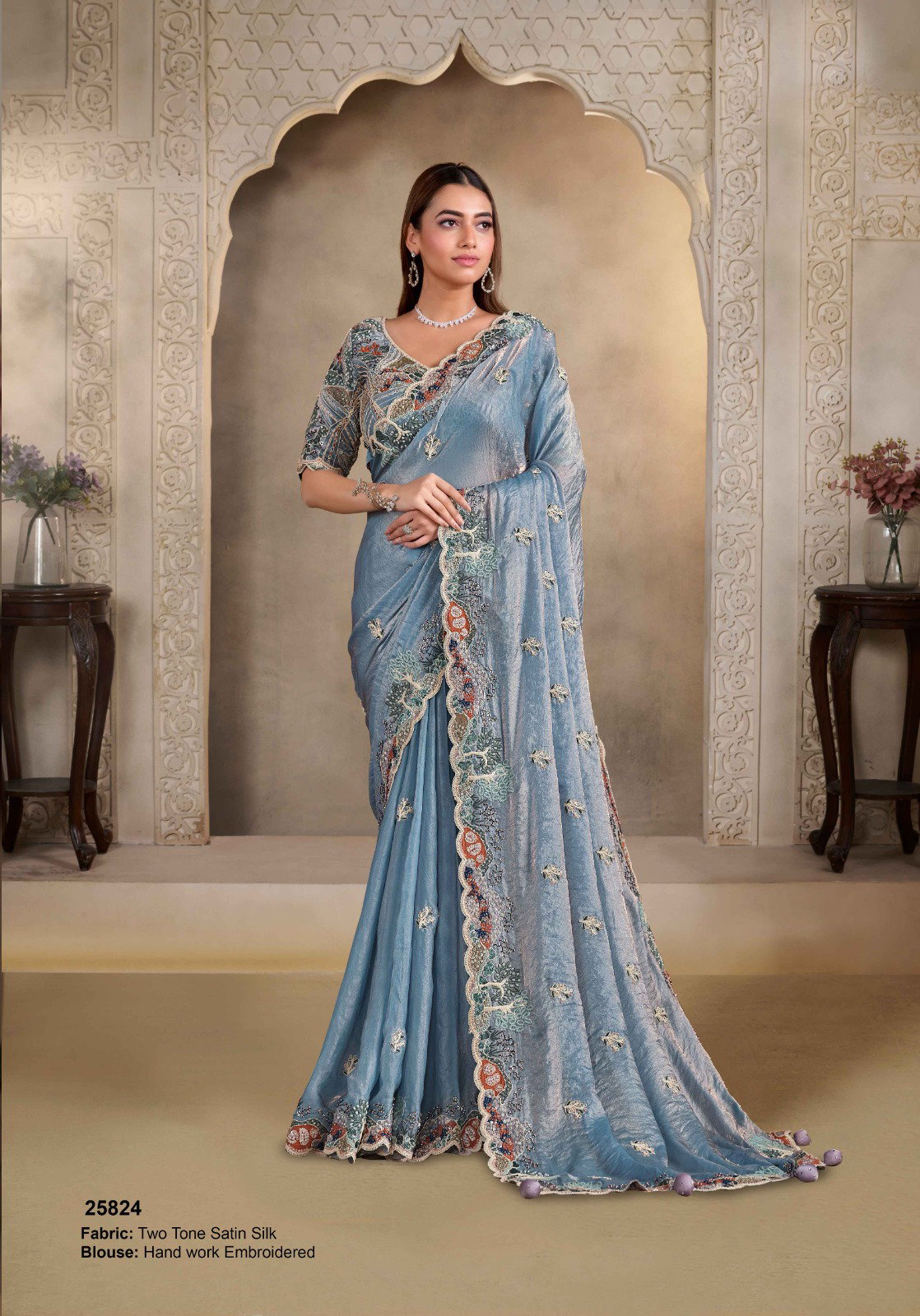 MAHOTSAV PRESENT MOHMNATHAN RIWAHYAT SERIES 25800 FANCY SAREE 11