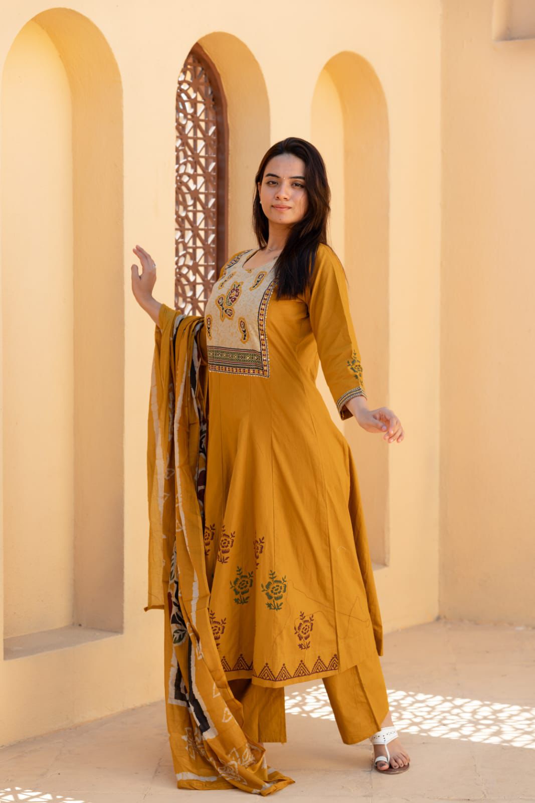 AARNA CREATION PRESENT THREE PIECE READYMADE KURTI SET 5