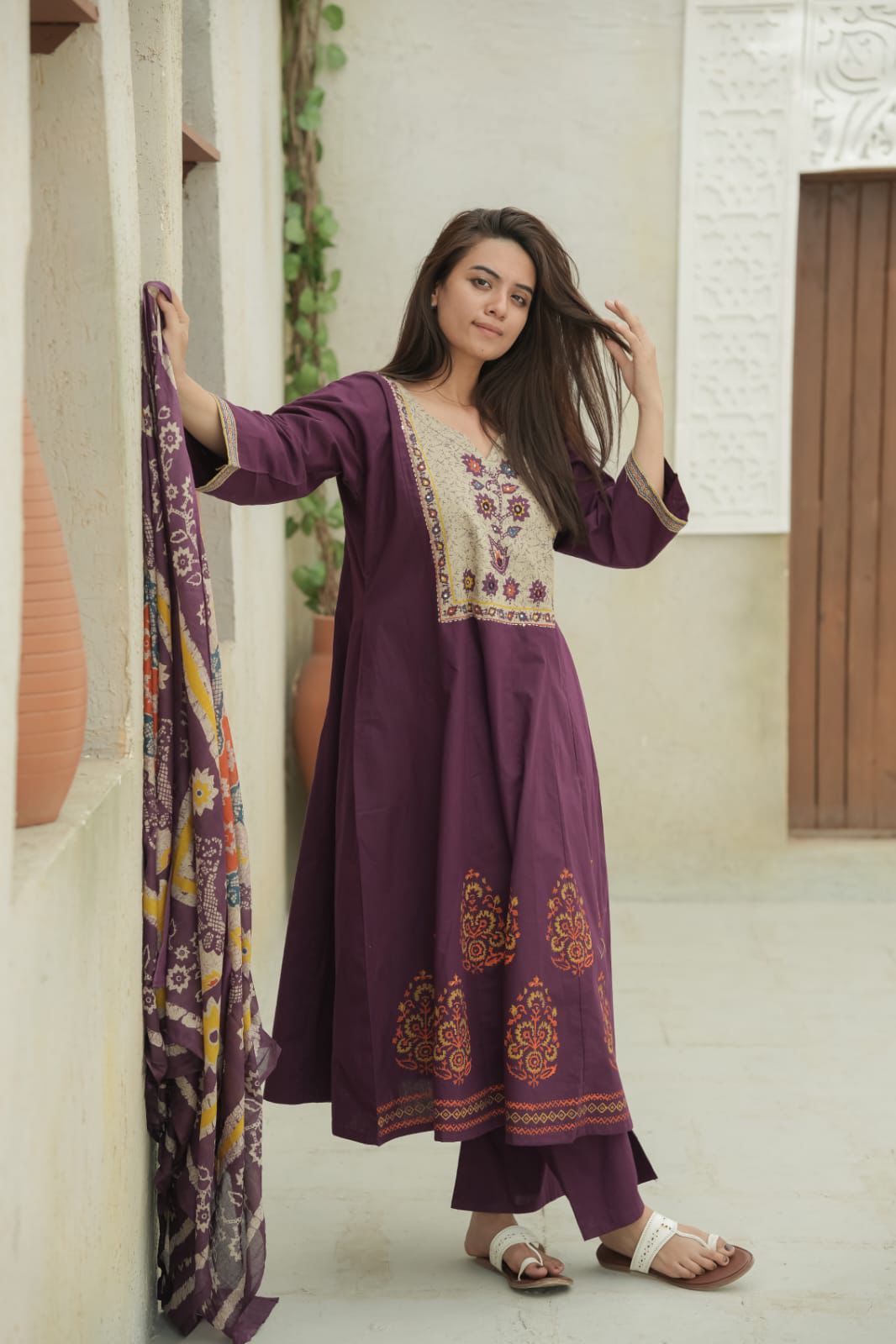 AARNA CREATION PRESENT THREE PIECE READYMADE KURTI SET 6
