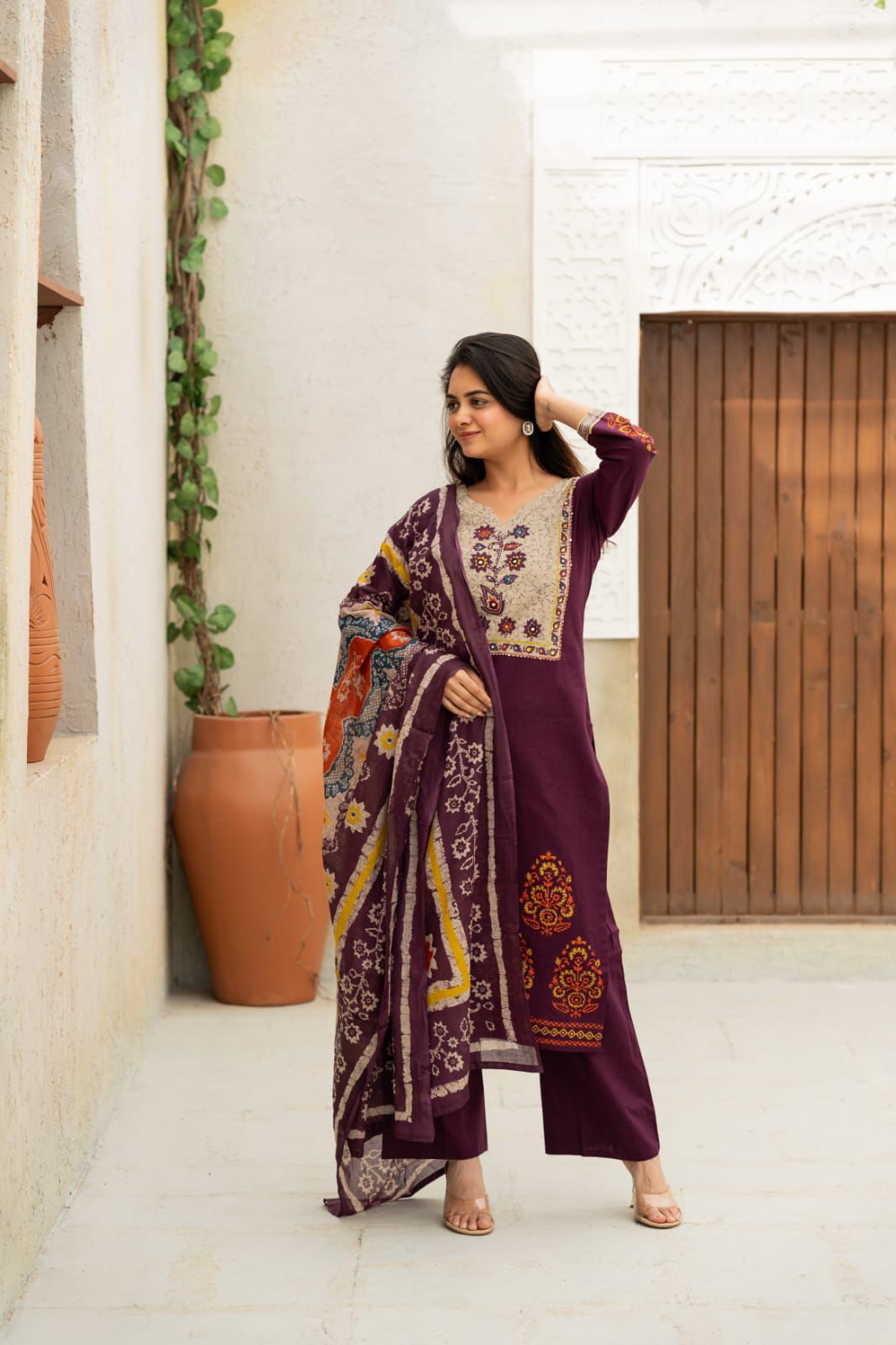 AARNA CREATION PRESENT THREE PIECE READYMADE KURTI SET 1