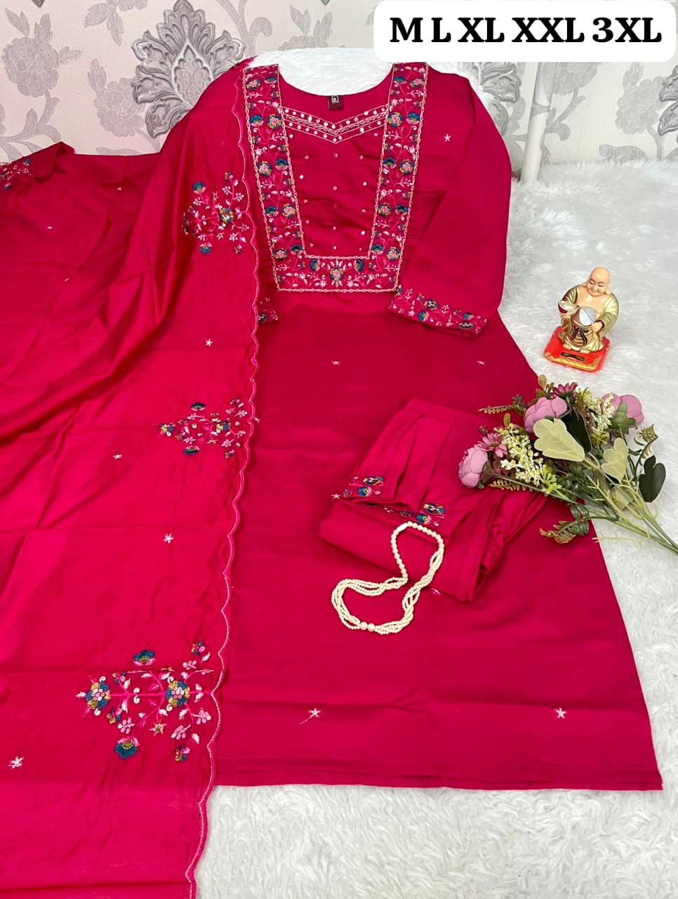 N N FASHION PRESENT HAND WORK READYMADE 3 PCS SET FIR WEDDING SEASON 1