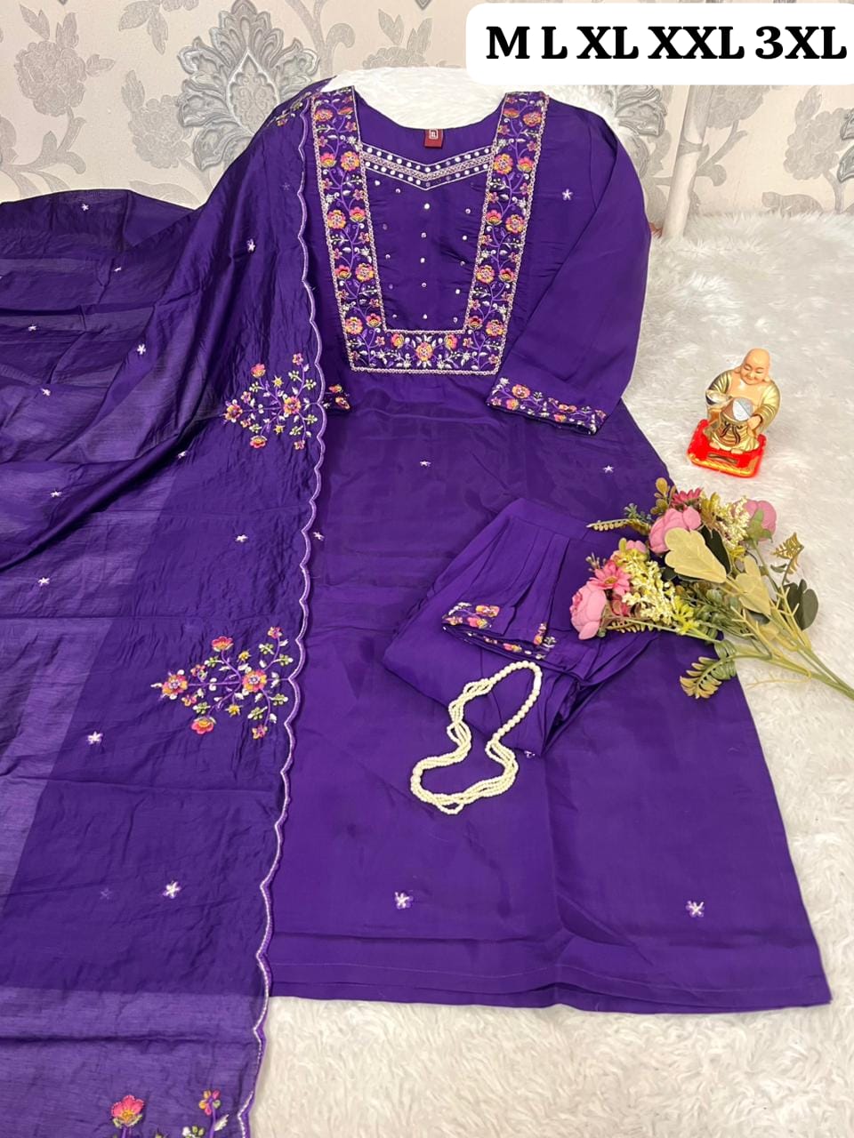 N N FASHION PRESENT HAND WORK READYMADE 3 PCS SET FIR WEDDING SEASON 10