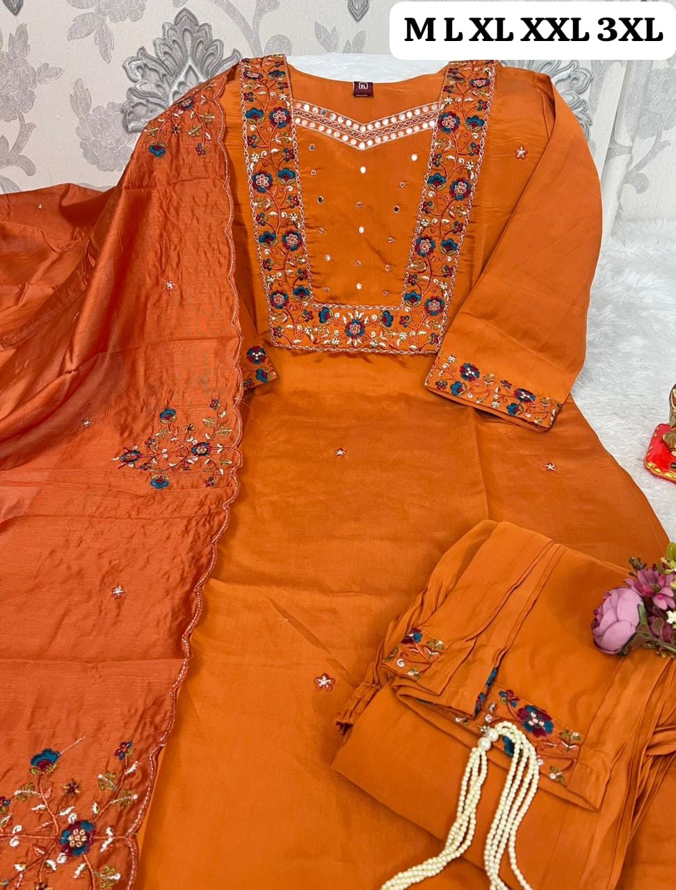 N N FASHION PRESENT HAND WORK READYMADE 3 PCS SET FIR WEDDING SEASON 4