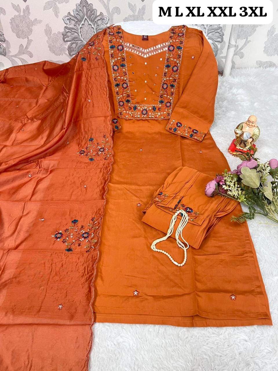 N N FASHION PRESENT HAND WORK READYMADE 3 PCS SET FIR WEDDING SEASON 3