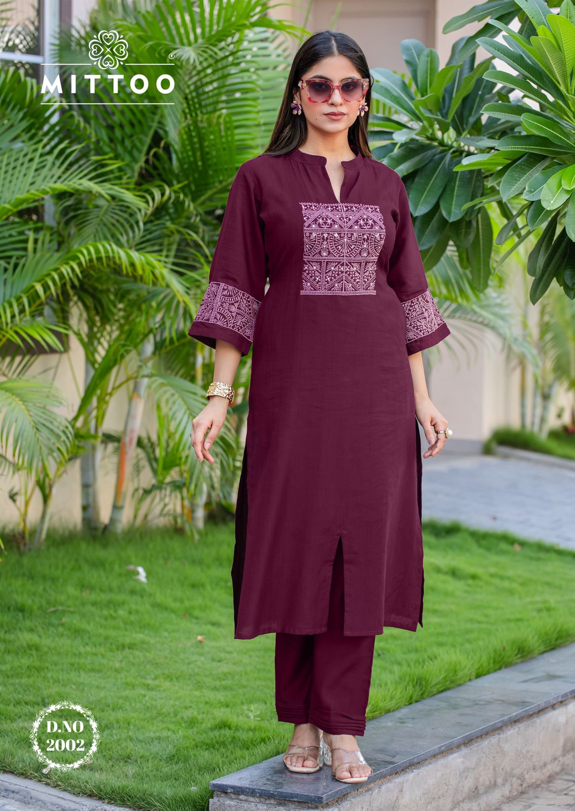 MITTO PRESENT SAMYAA 2 PCS READYMADE KURTI COLLECTION SERIES  2001-2006 2