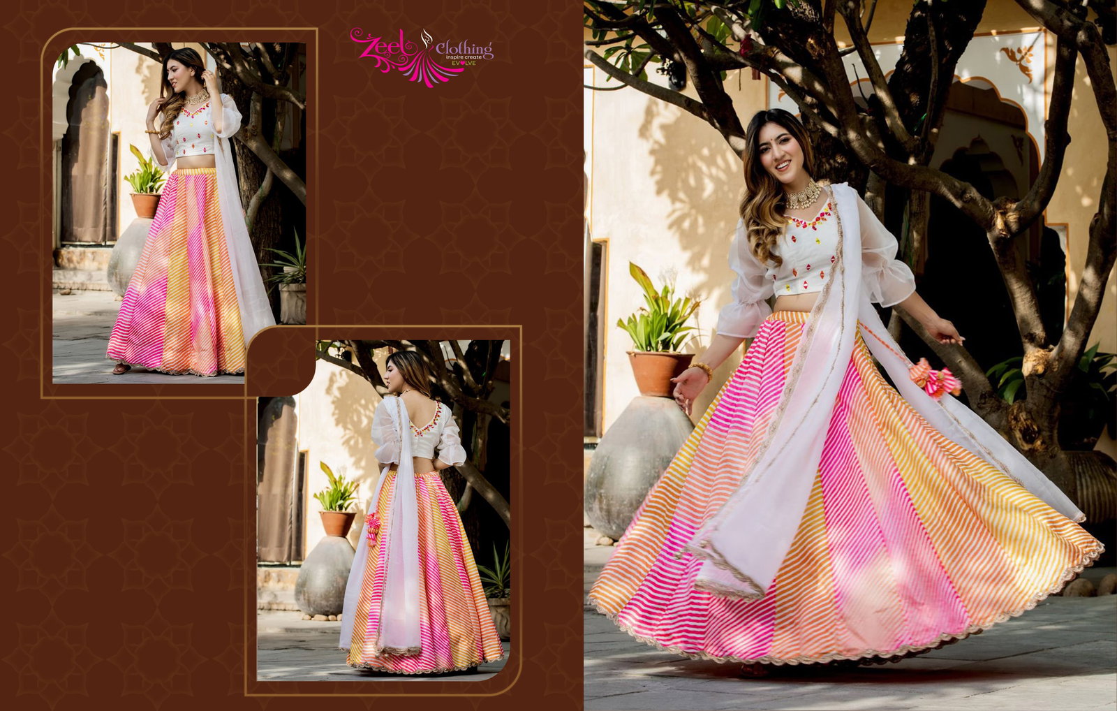 ZEEL CLOTHING PRESENT LEHENGA CHOLI SERIES 15052-15065 12