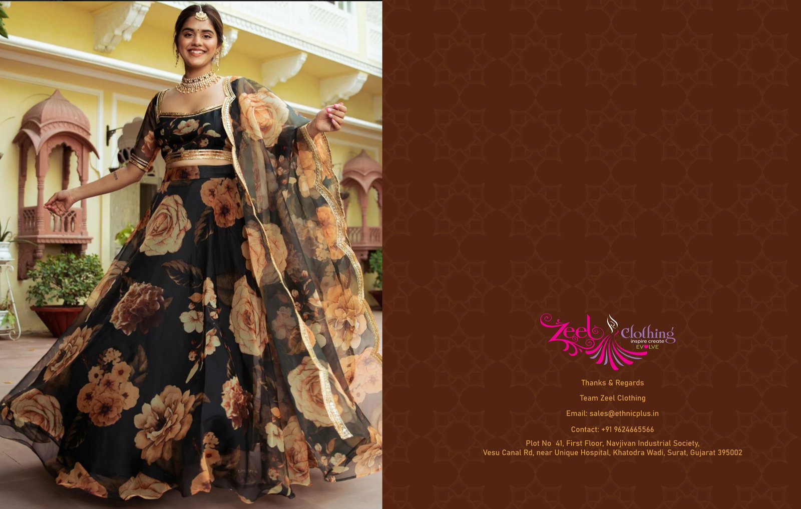 ZEEL CLOTHING PRESENT LEHENGA CHOLI SERIES 15052-15065 11