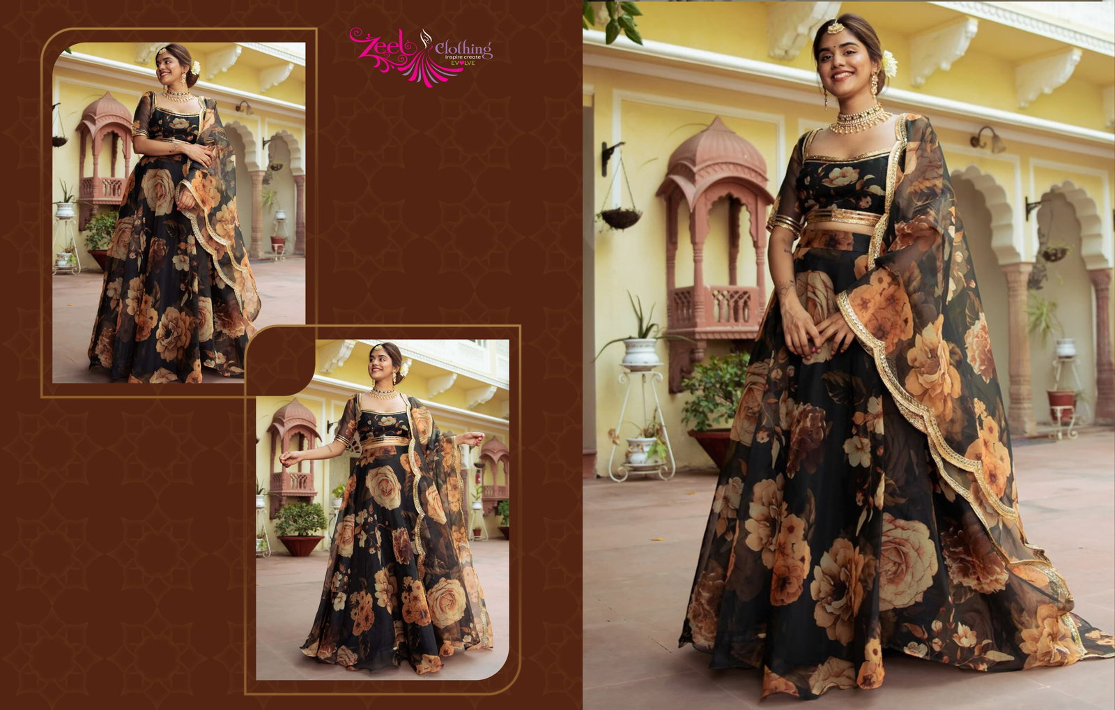 ZEEL CLOTHING PRESENT LEHENGA CHOLI SERIES 15052-15065 3