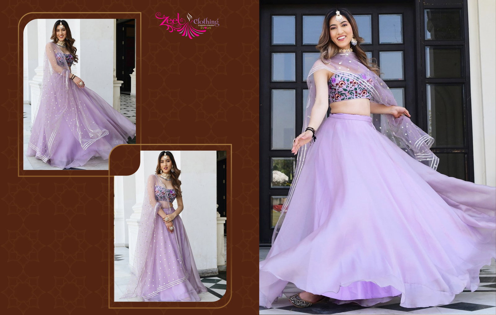 ZEEL CLOTHING PRESENT LEHENGA CHOLI SERIES 15052-15065 7