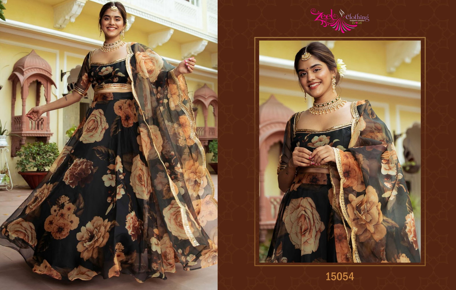 ZEEL CLOTHING PRESENT LEHENGA CHOLI SERIES 15052-15065 2