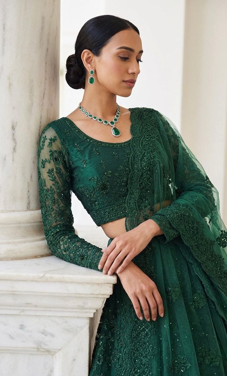 ALIZEH PRESENT 1083 BRIDAL LEHENGA CHOLI SERIES 10