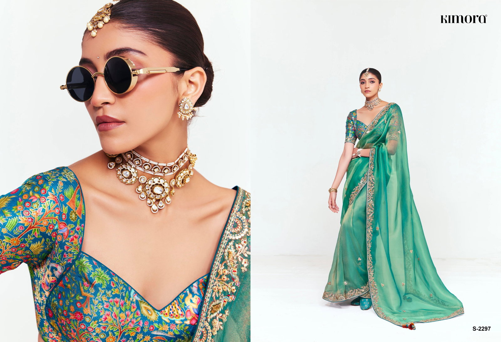KIMORA DEEWANGI VOL 33 SERIES 2291 -2301 FANCY PARTY WEAR SAREE 14