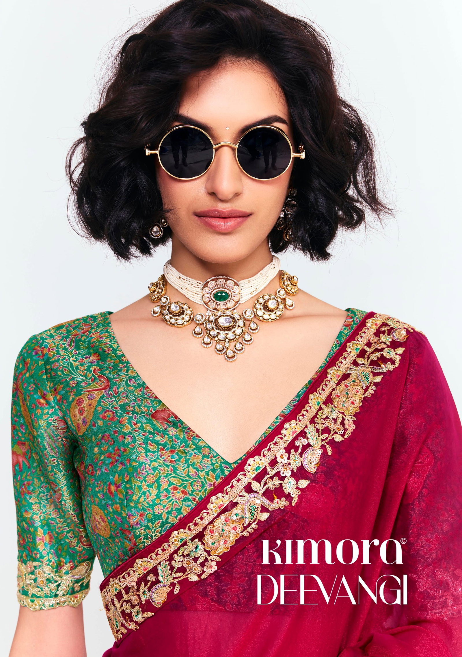 KIMORA DEEWANGI VOL 33 SERIES 2291 -2301 FANCY PARTY WEAR SAREE 3