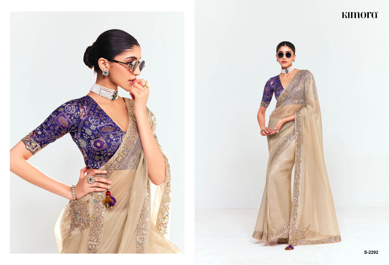 KIMORA DEEWANGI VOL 33 SERIES 2291 -2301 FANCY PARTY WEAR SAREE 12