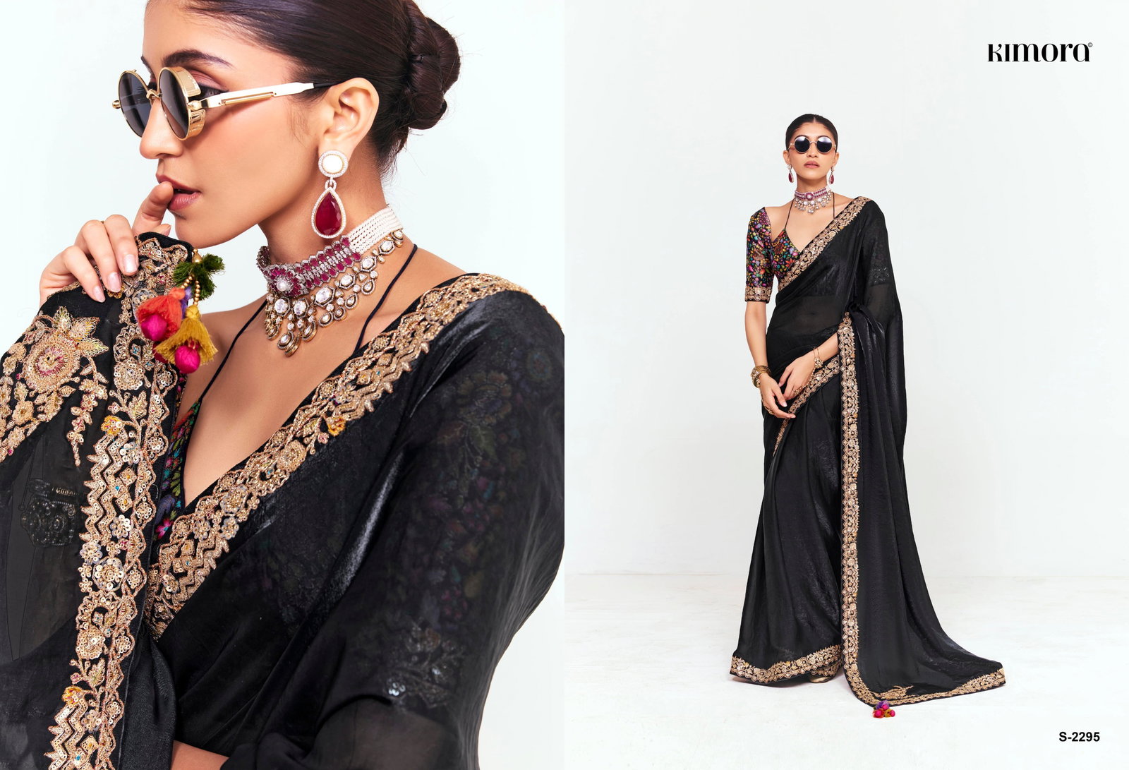 KIMORA DEEWANGI VOL 33 SERIES 2291 -2301 FANCY PARTY WEAR SAREE 11
