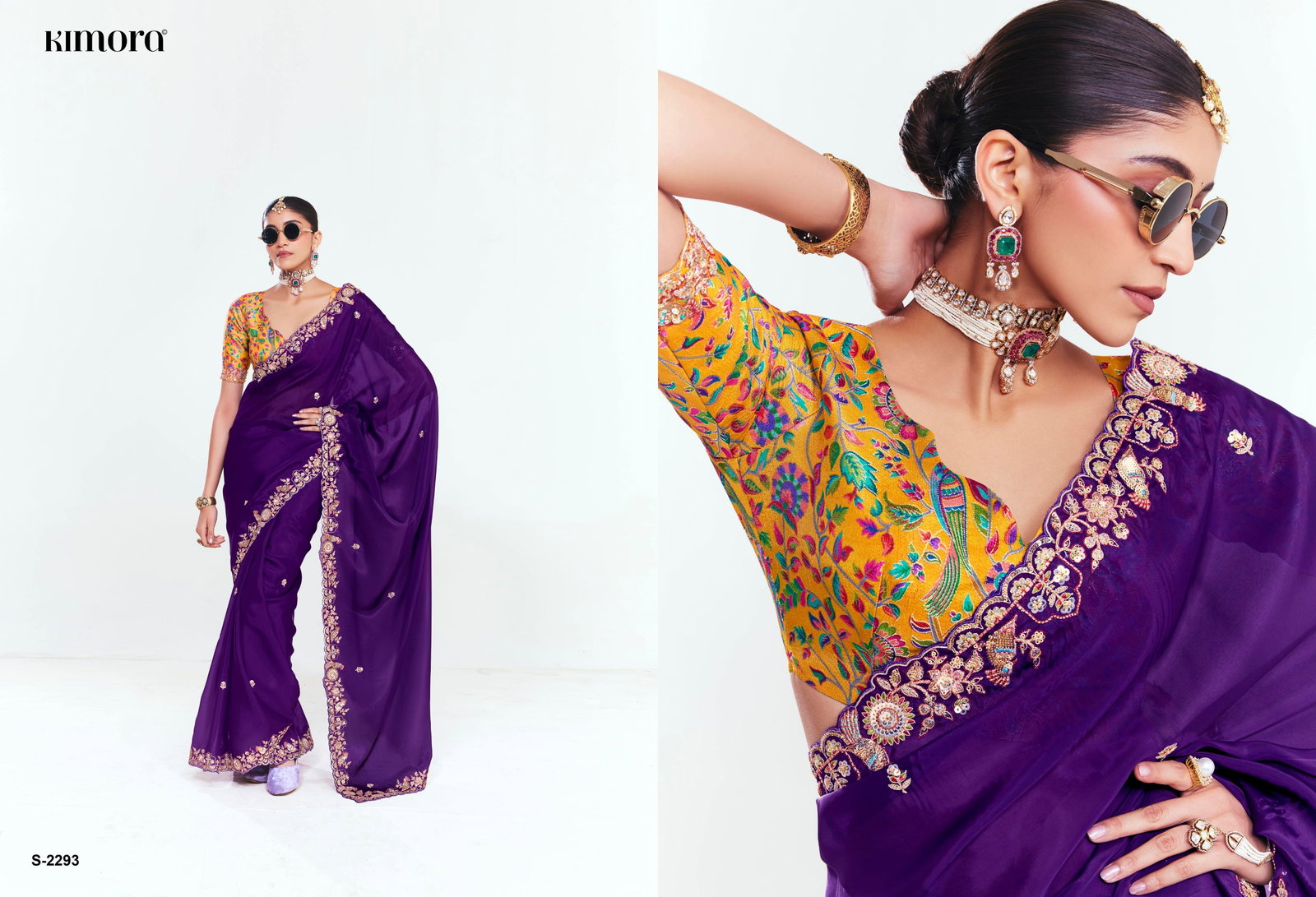 KIMORA DEEWANGI VOL 33 SERIES 2291 -2301 FANCY PARTY WEAR SAREE 5