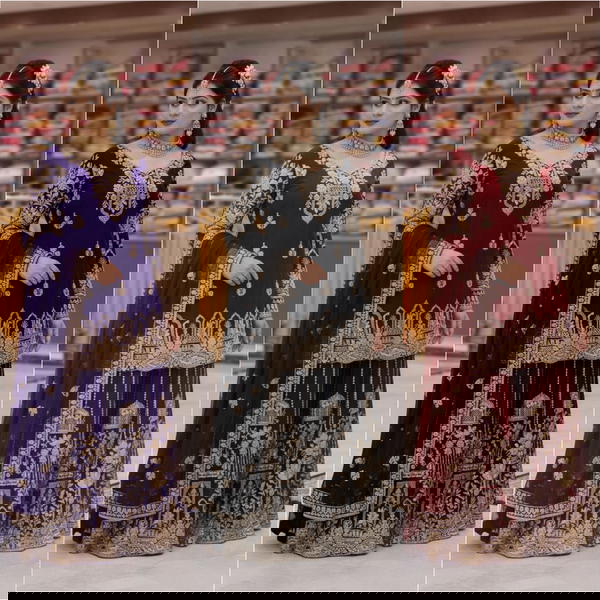 LC PRESENT PREMIUM READYMADE KURTI PLAZZO SET SERIES 1458