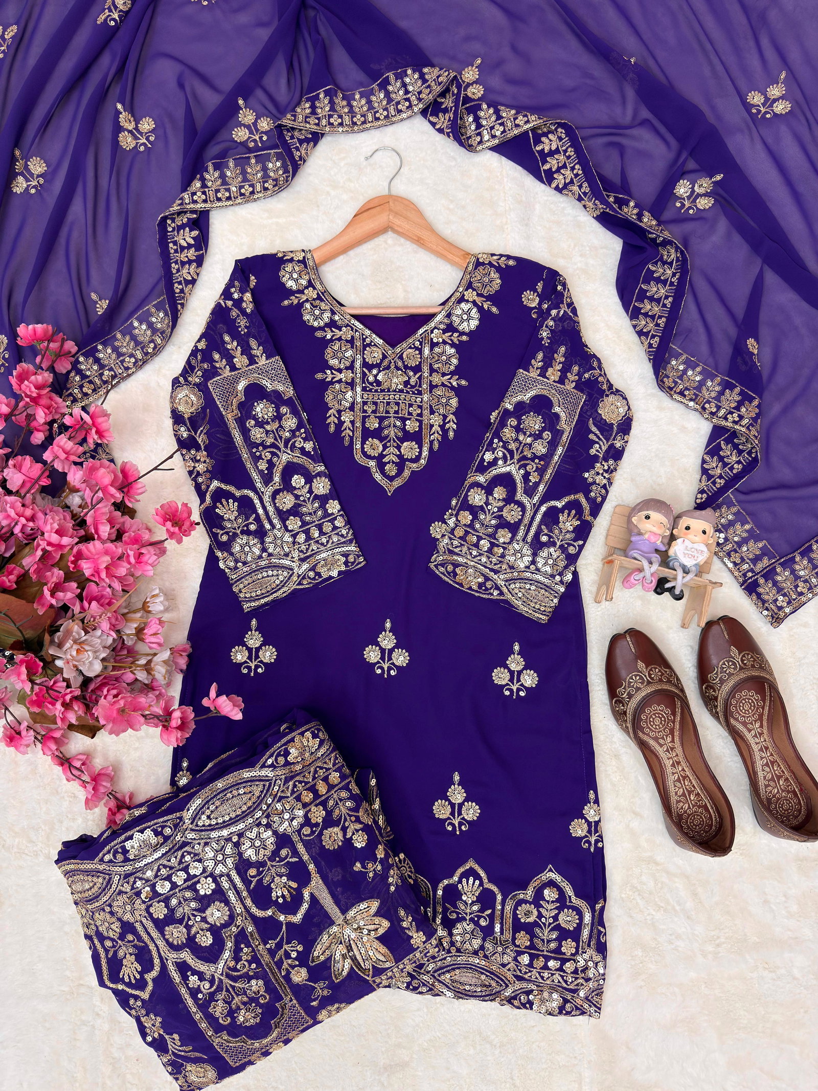 LC PRESENT PREMIUM READYMADE KURTI PLAZZO SET SERIES 1458 9