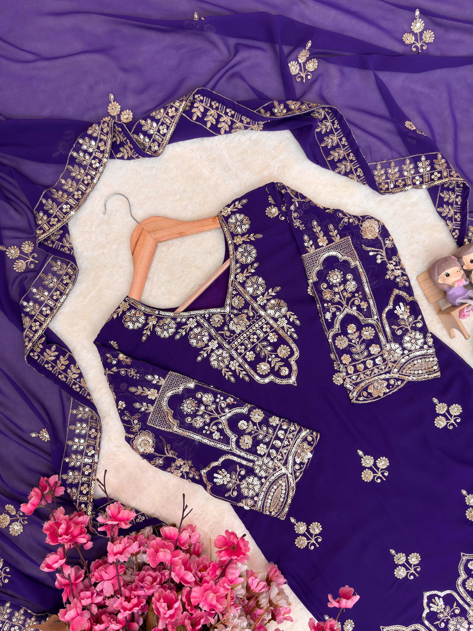 LC PRESENT PREMIUM READYMADE KURTI PLAZZO SET SERIES 1458 12