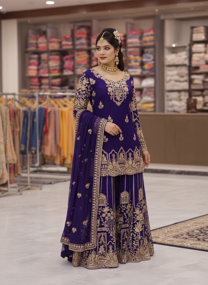 LC PRESENT PREMIUM READYMADE KURTI PLAZZO SET SERIES 1458 19