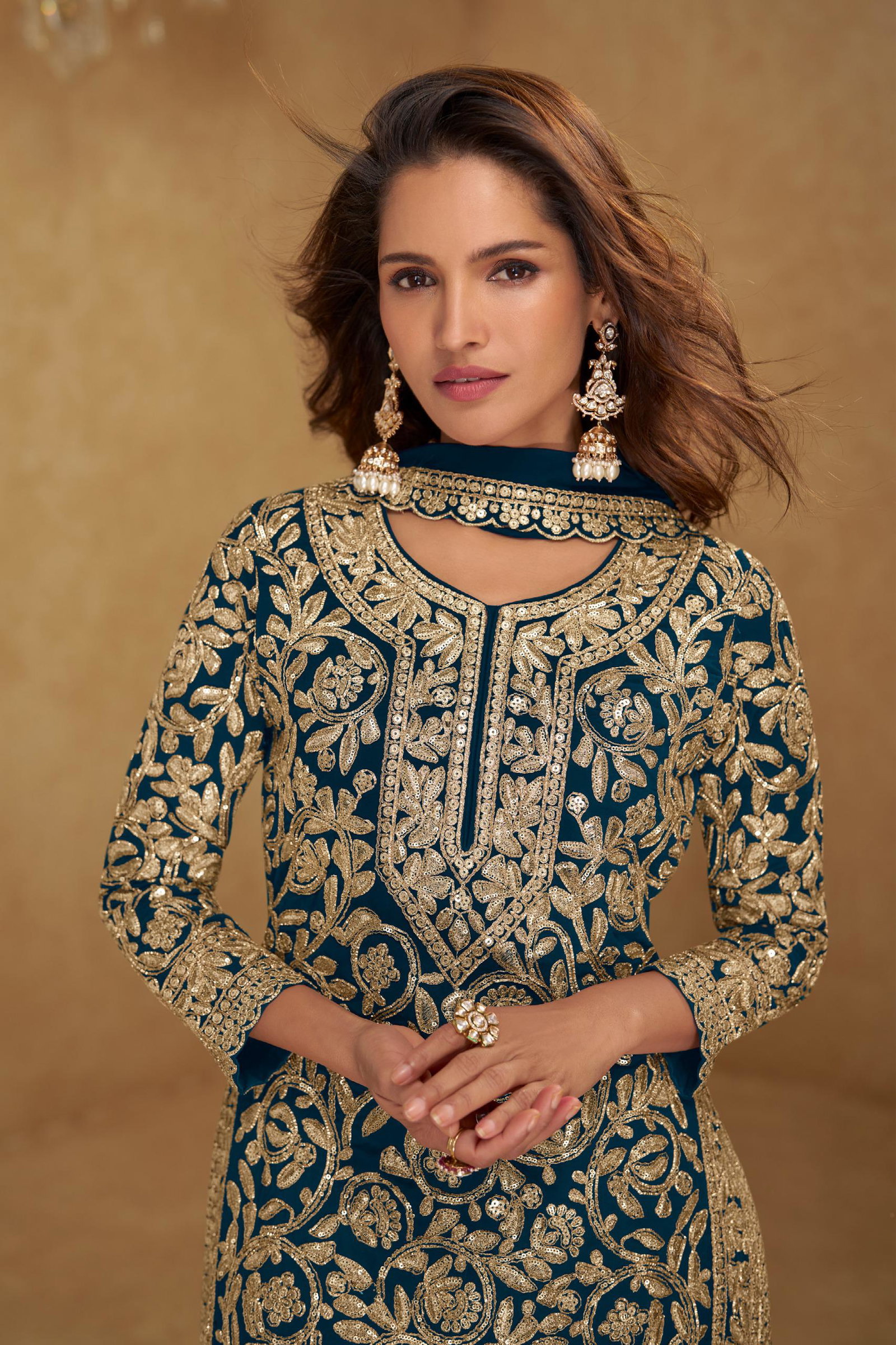 GULKAIRA PRESENT SUHANI READYMADE SERIES 7672 A-7672E 12