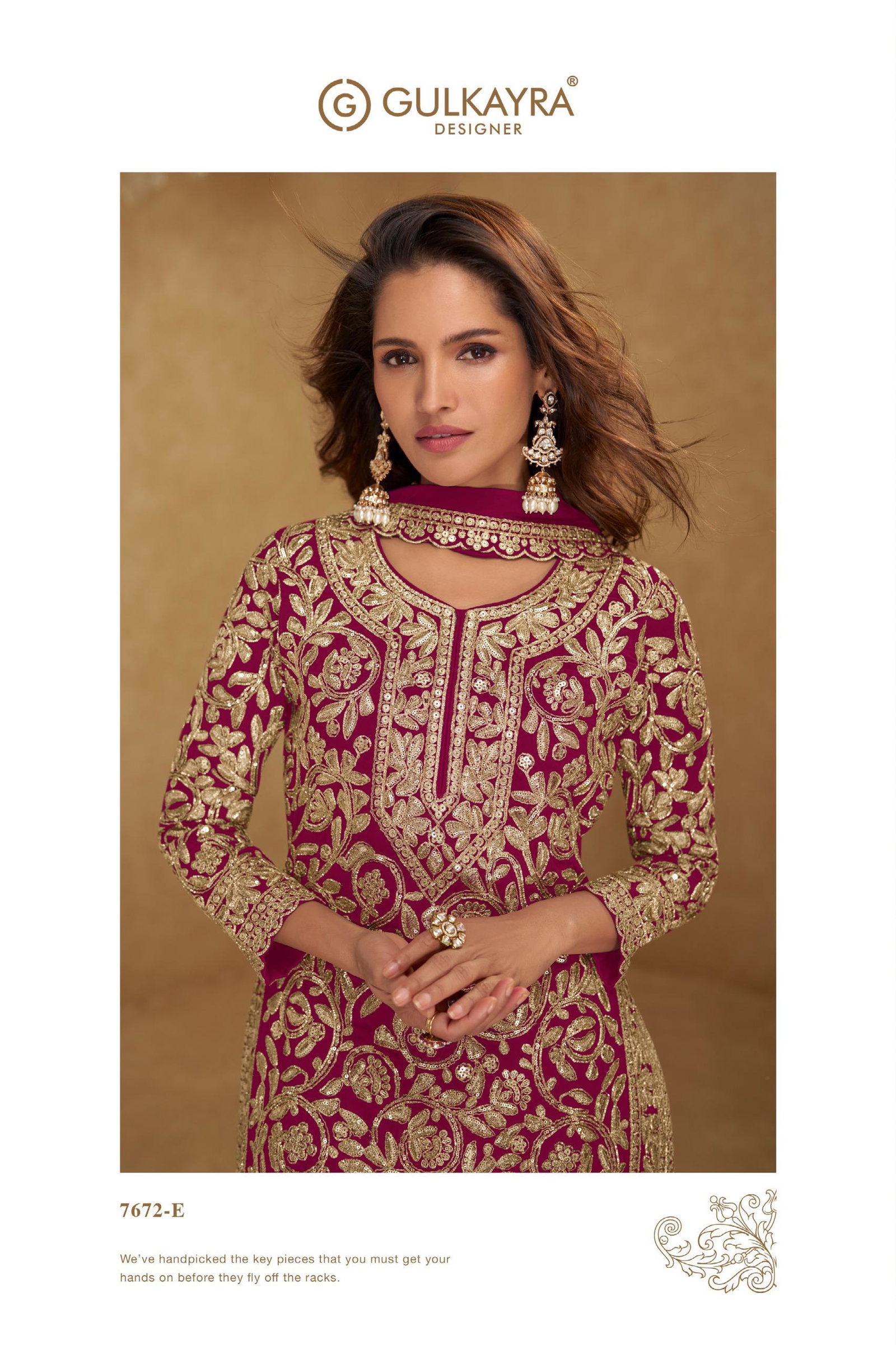 GULKAIRA PRESENT SUHANI READYMADE SERIES 7672 A-7672E 2
