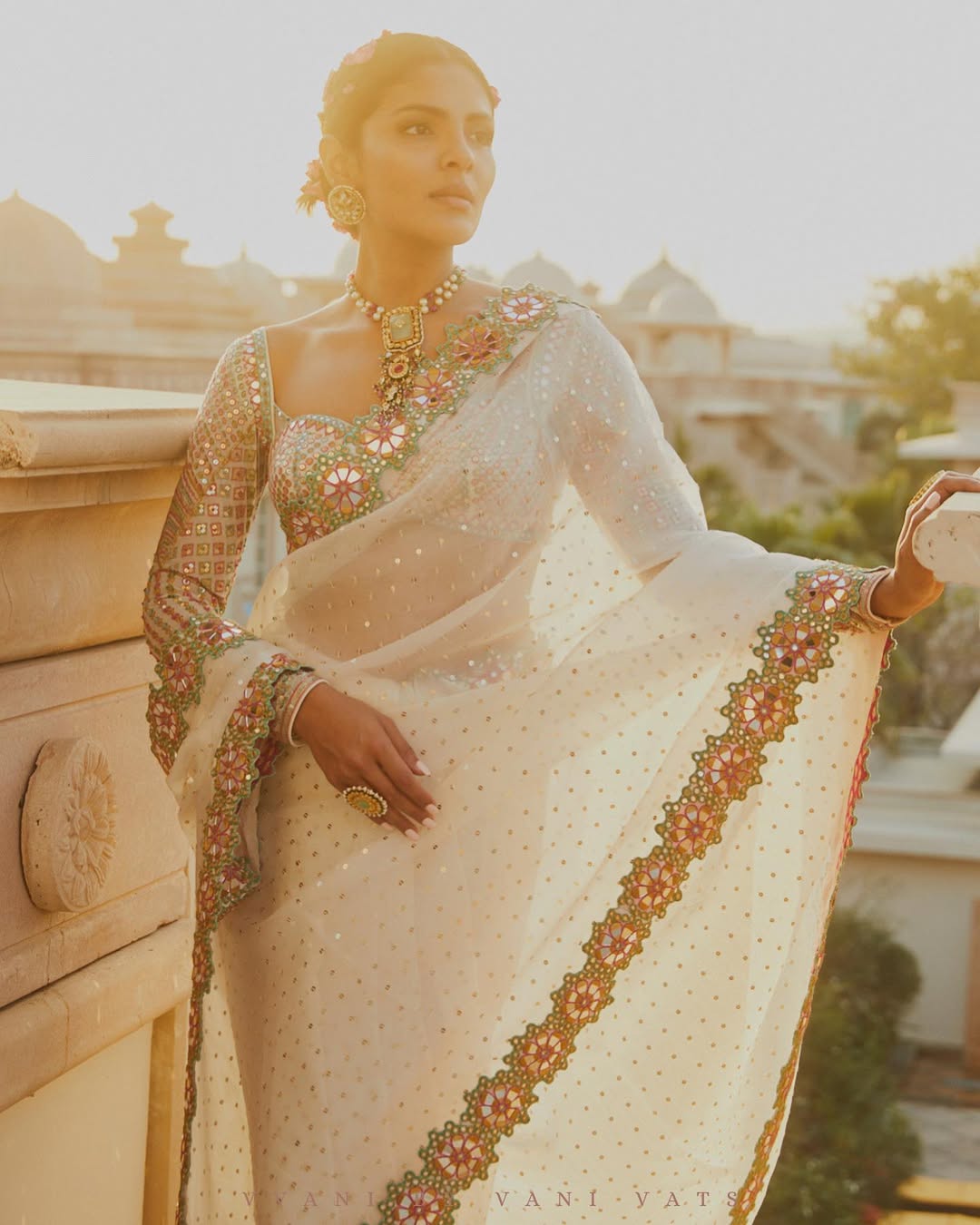 DF PRESENT BOLLYWOOD ORIGNAL MIRROR DESIGN SAREE SERIES 3453 3