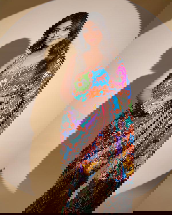 DF PRESENT BOLLYWOOD SHILP SHETTY SEQUENCE SAREE SERIES 3480