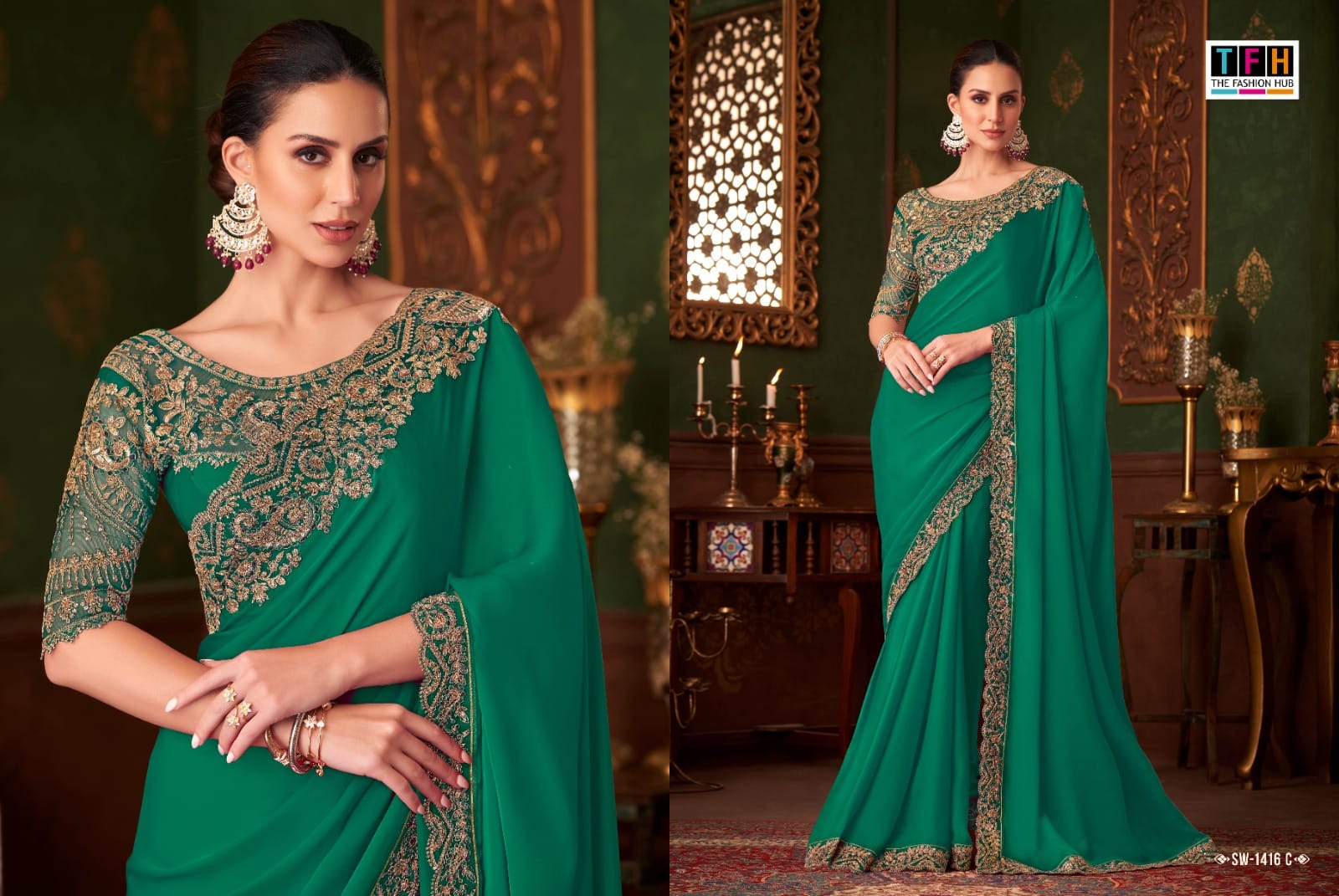 THE FASHION HUB PRESENT SANDALWOOD 14 SERIES 1416 COLORS 3