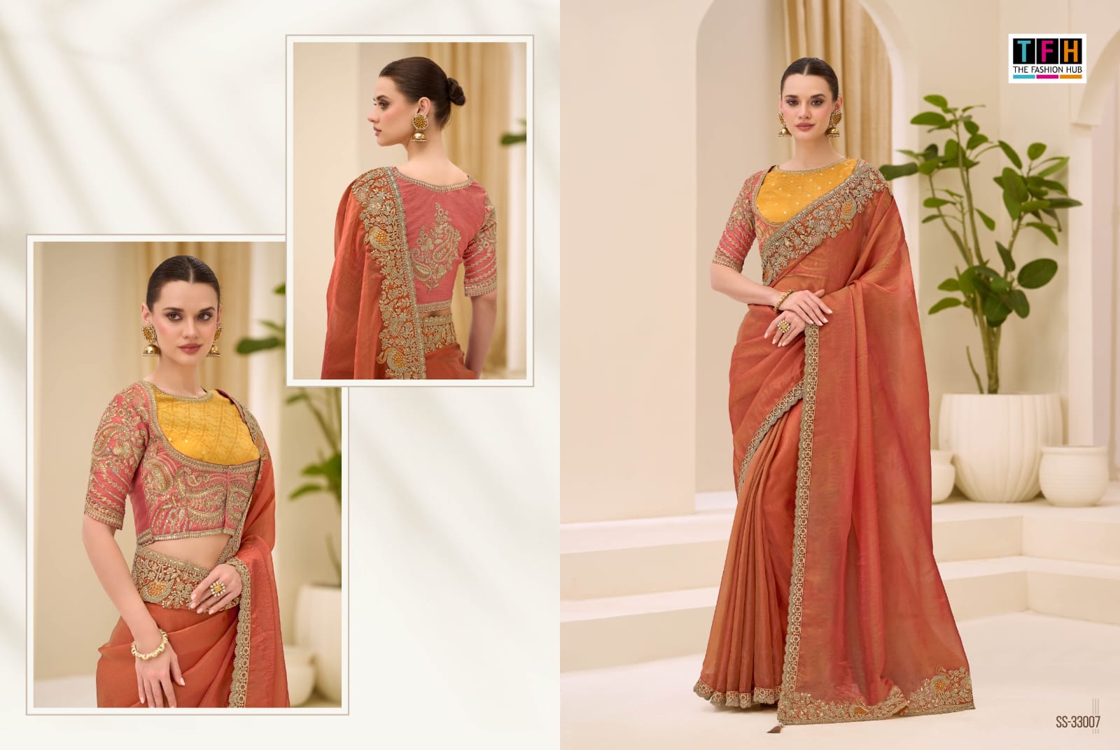 THE SILVER SCREEN PRESENT 33000 SERIES FANCY SAREE SERIES 33001-33018 4