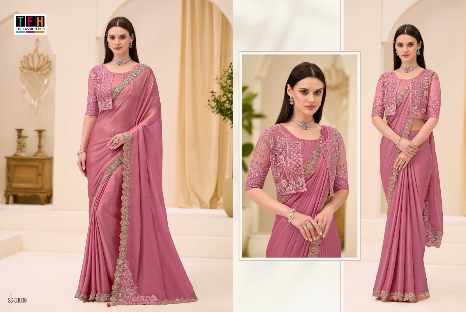 THE SILVER SCREEN PRESENT 33000 SERIES FANCY SAREE SERIES 33001-33018 20