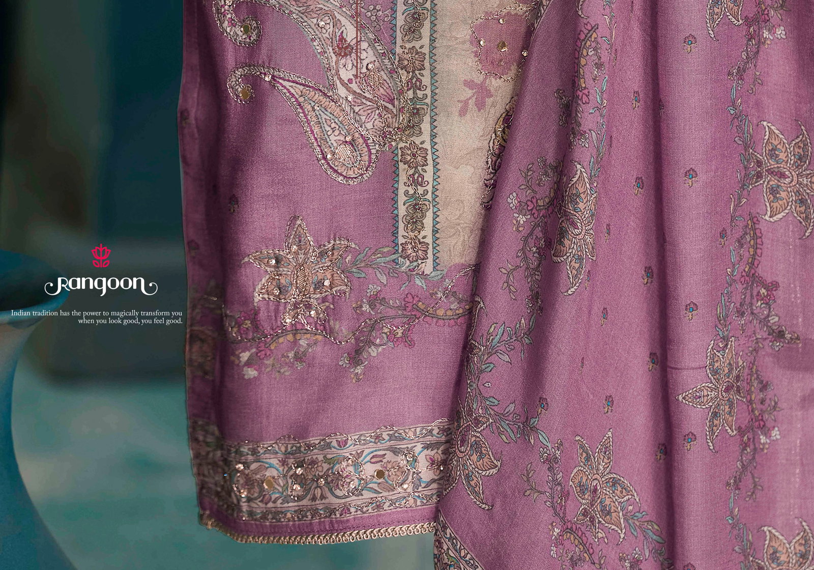 RANGOON PRESENT MADHAVI SERIES PURE MUSLIN WITH PURE DIGITAL PRINT SERIES 10831-10834 11