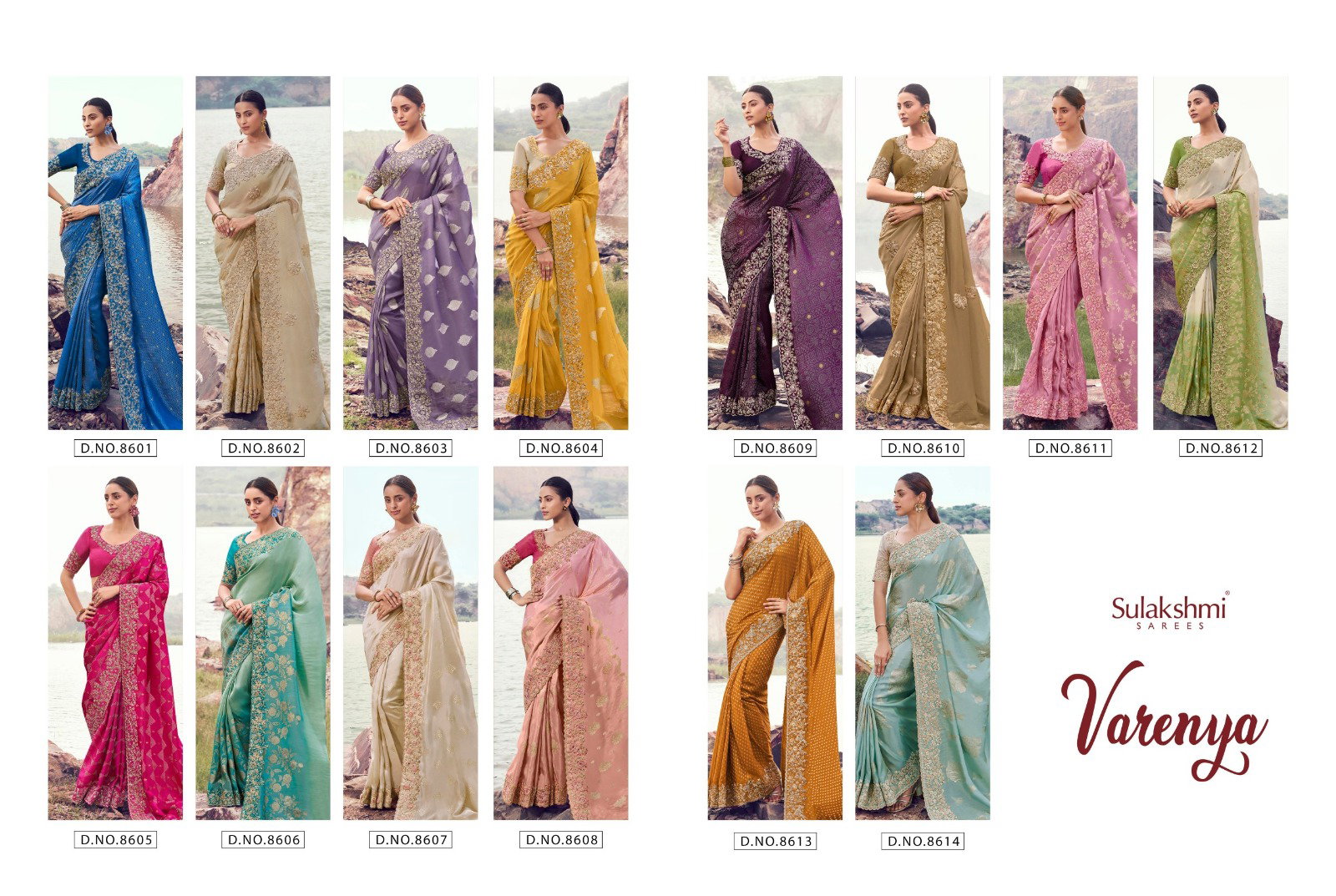 SULKASHMI PRESENT FANCY BRIDAL VARENYA SERIES 8601 to 8614 2