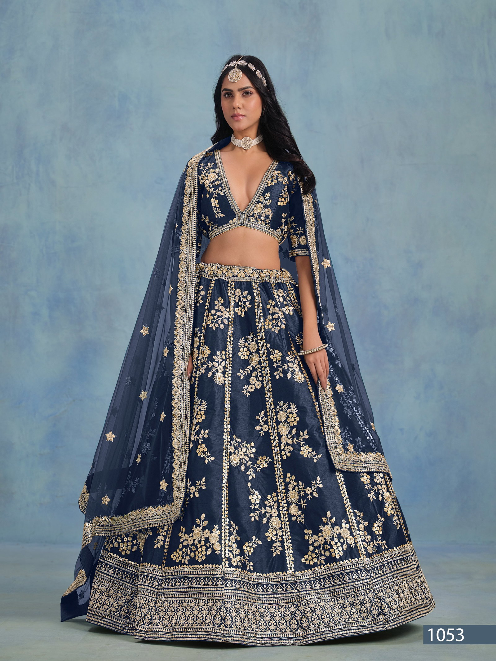NEW LEHENGA COLLECTION SHELIZA BY MEVISH SERIES 1051 A TO 1051 D 6