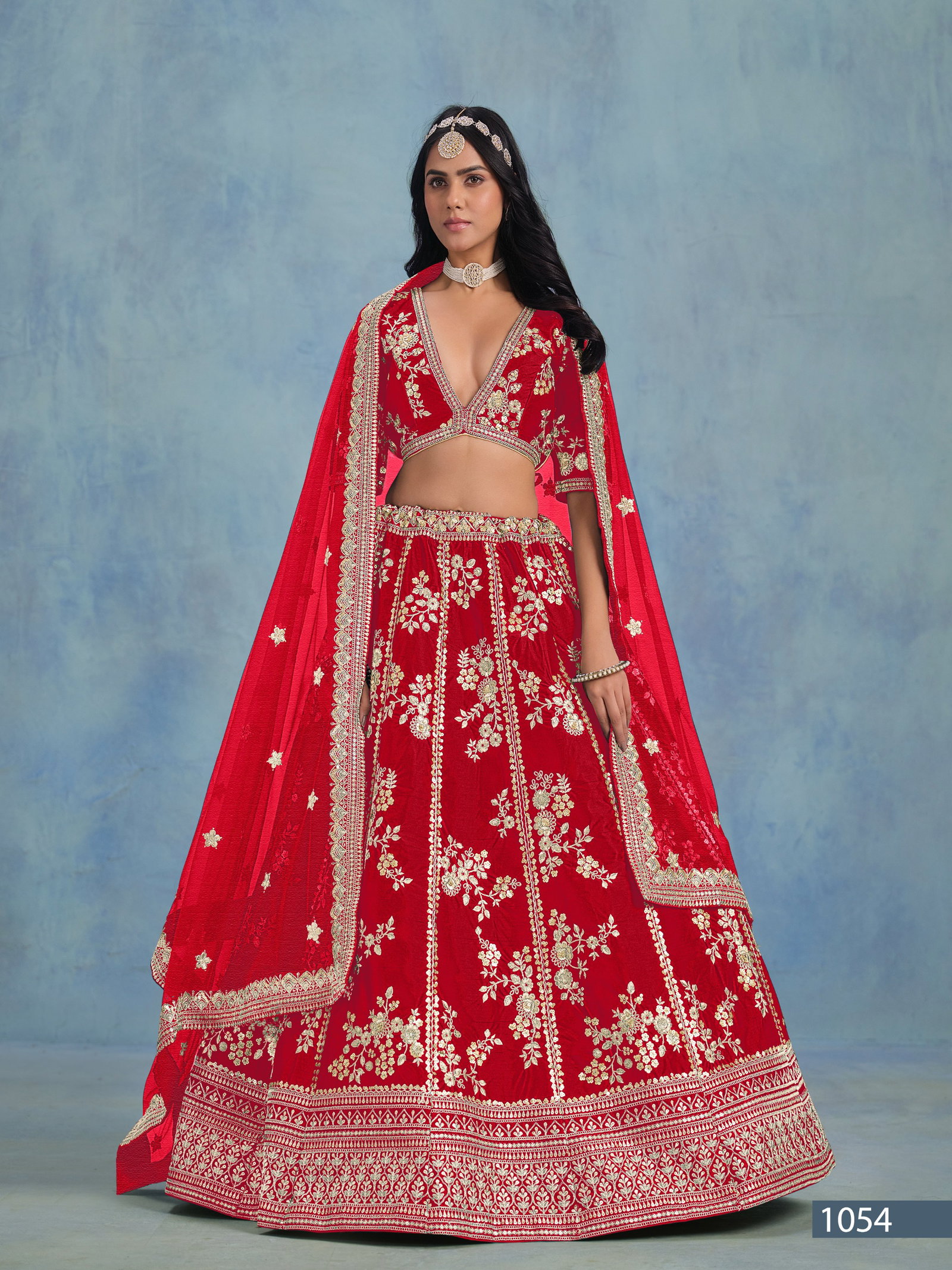 NEW LEHENGA COLLECTION SHELIZA BY MEVISH SERIES 1051 A TO 1051 D 3