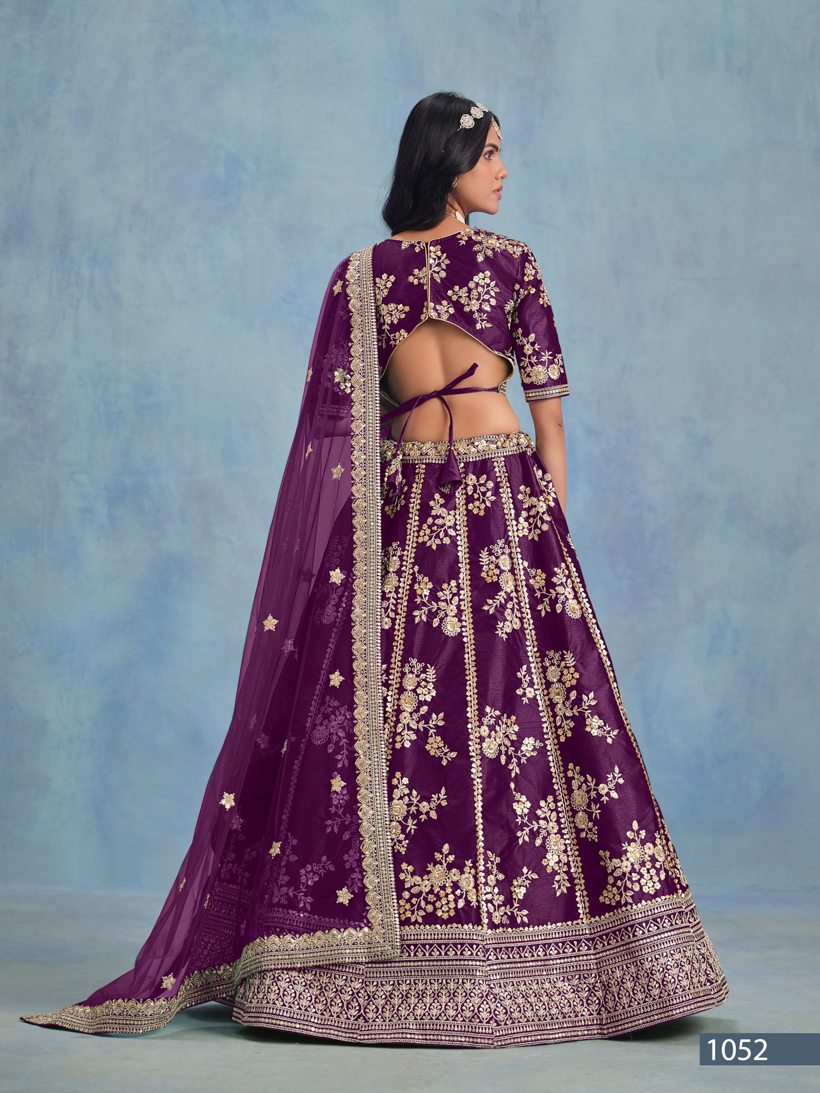 NEW LEHENGA COLLECTION SHELIZA BY MEVISH SERIES 1051 A TO 1051 D 7