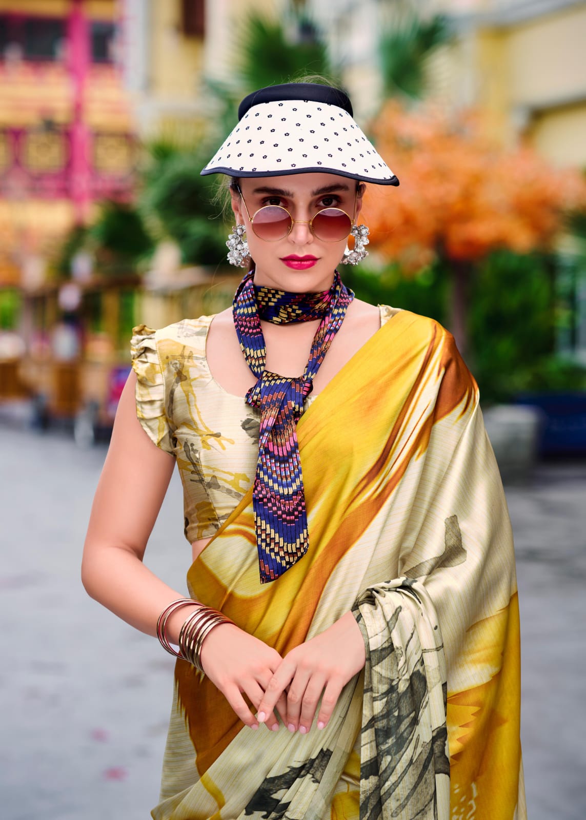 RAJ PATH PRESENT PURE SATIN SILK WITH AJRAKH PRINT SERIES 670019 to 670027 4