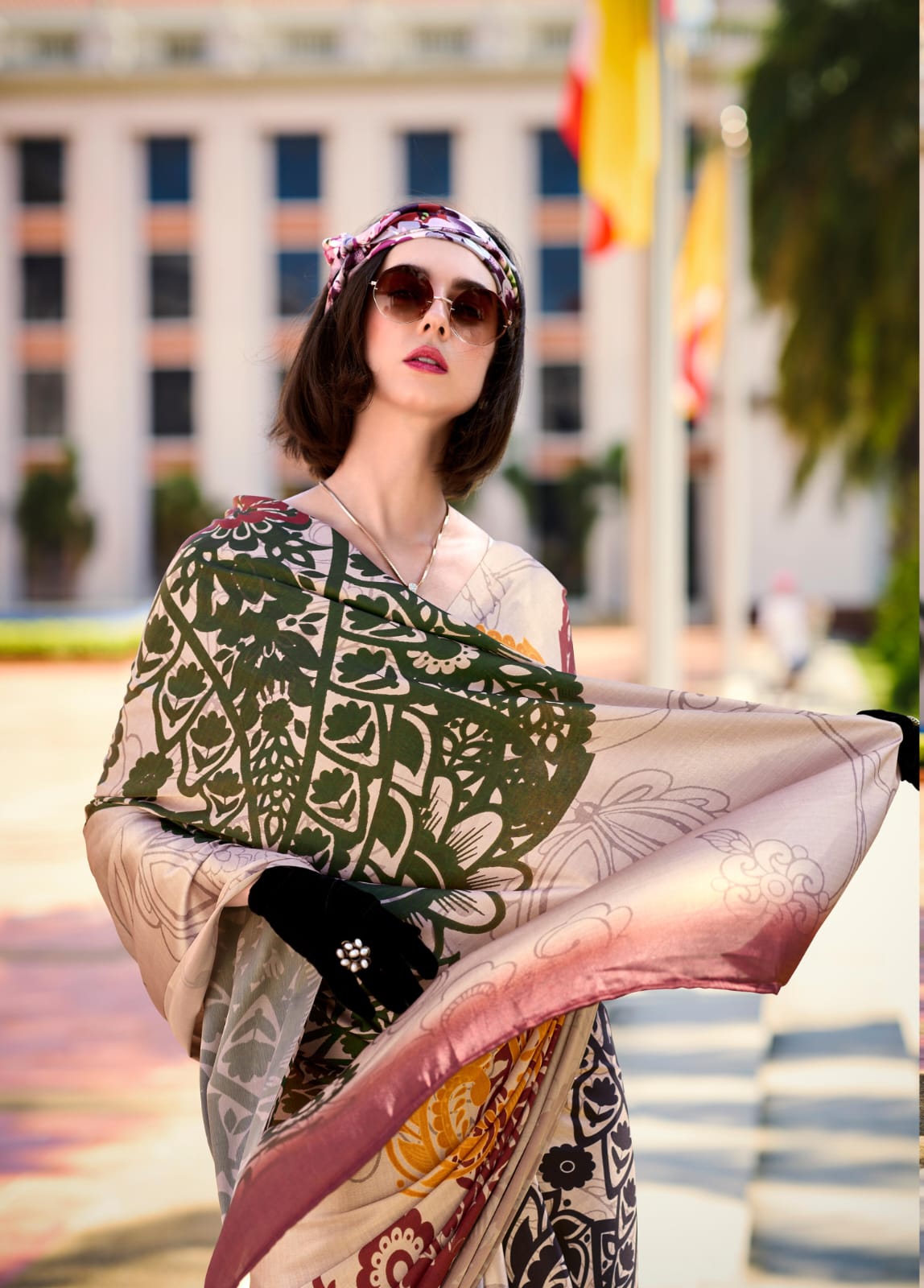 RAJ PATH PRESENT PURE SATIN SILK WITH AJRAKH PRINT SERIES 670019 to 670027 18