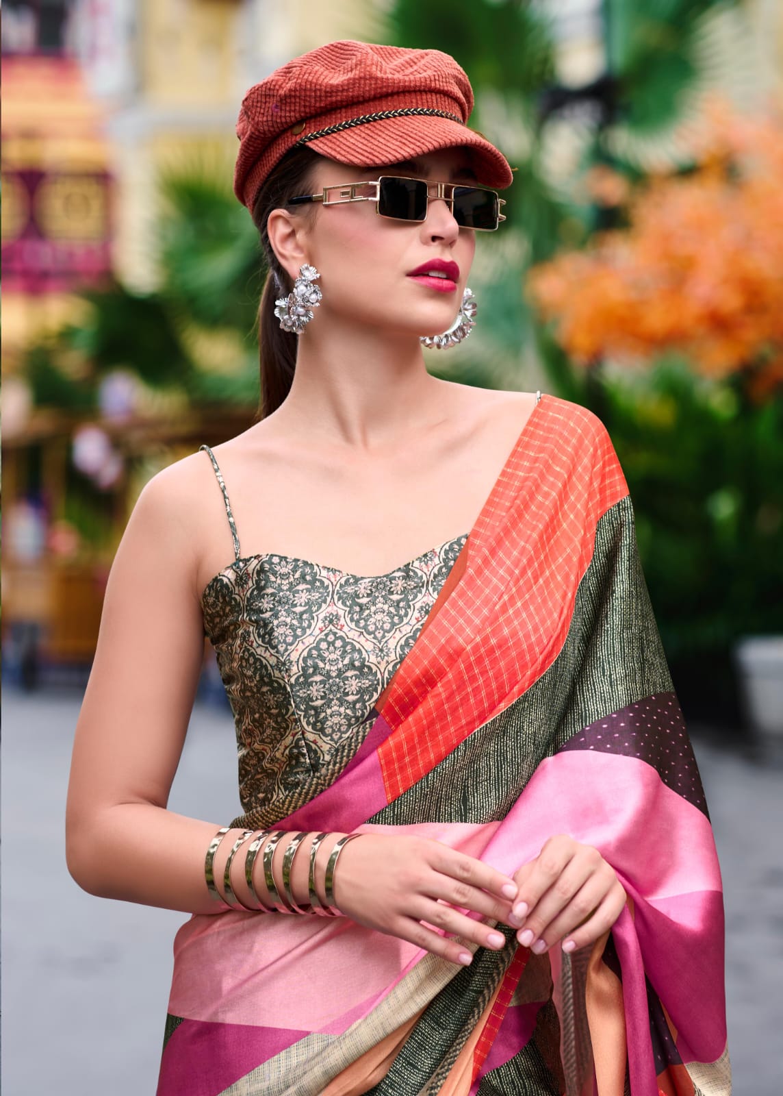 RAJ PATH PRESENT PURE SATIN SILK WITH AJRAKH PRINT SERIES 670019 to 670027 5