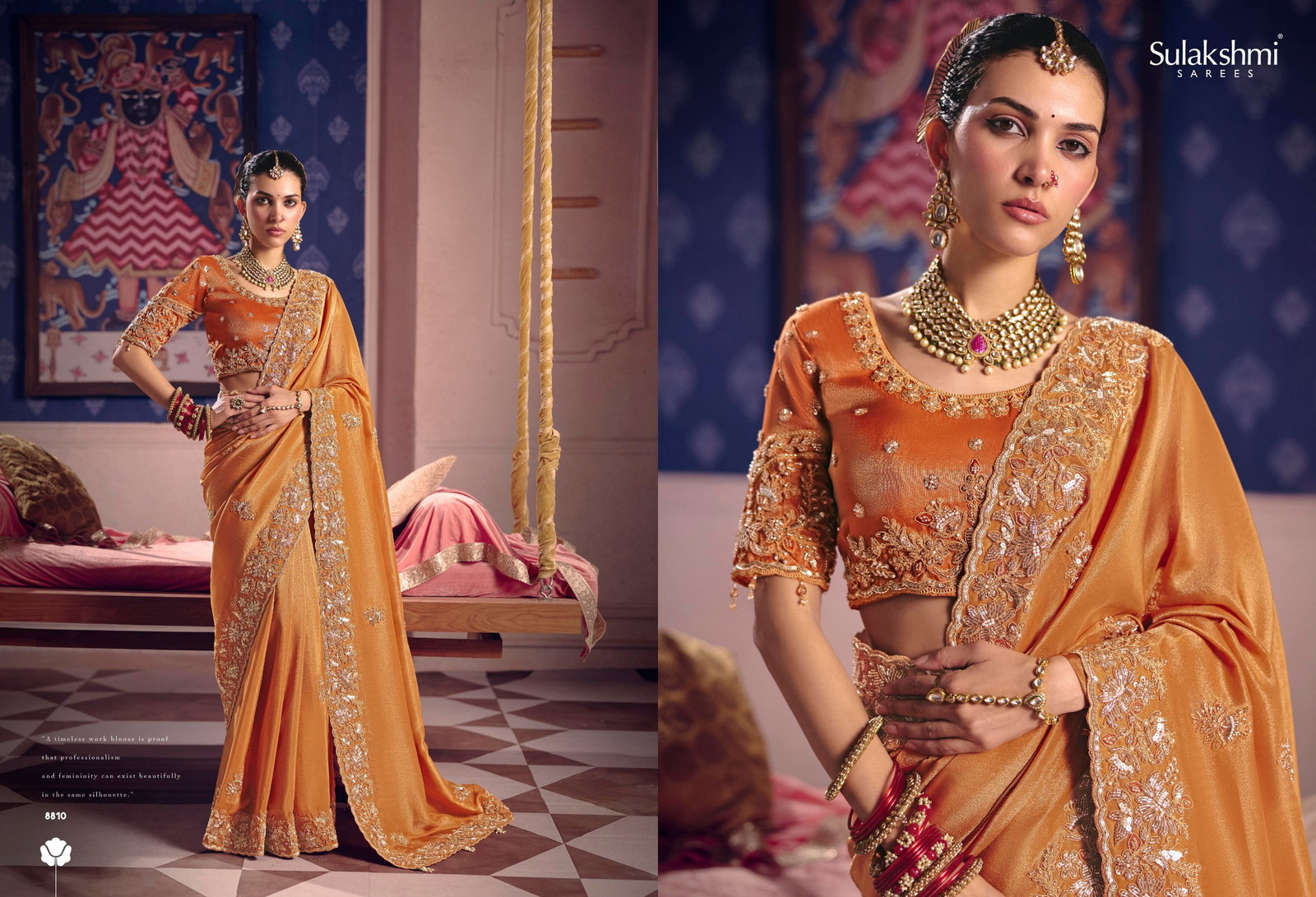 SULKASHMI PRESENT FANCY BRIDAL WEAR SAREE CATLOUGLE TARANG SERIES 8801-8812 20