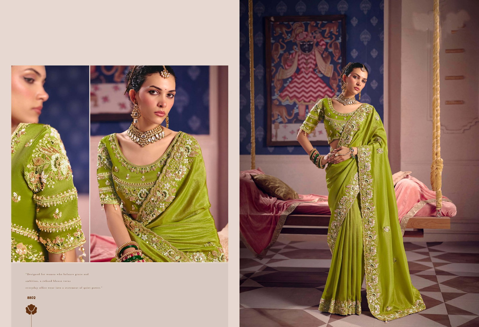 SULKASHMI PRESENT FANCY BRIDAL WEAR SAREE CATLOUGLE TARANG SERIES 8801-8812 15