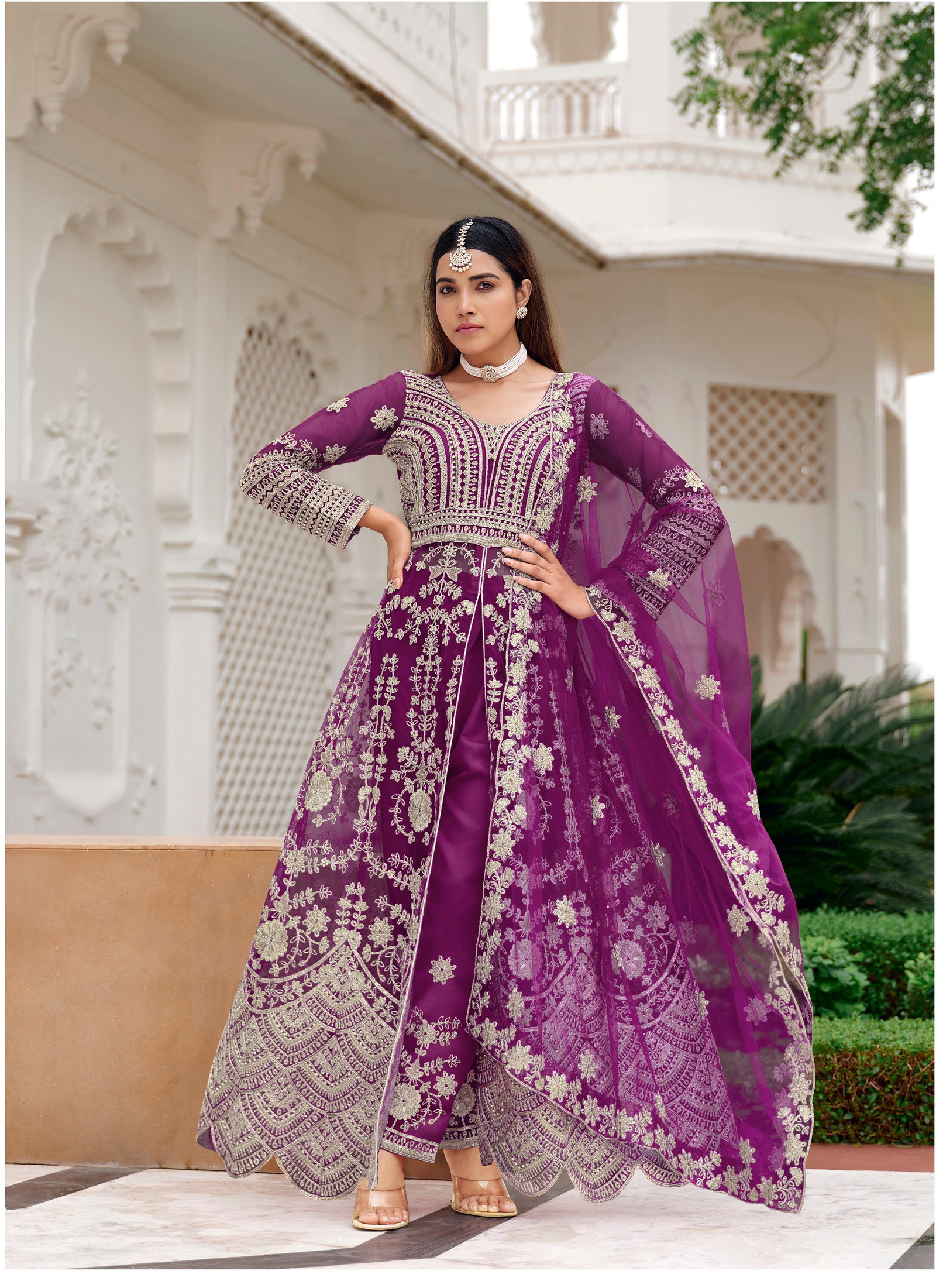SENOHARA PRESNET PARTY WEAR LEHENGA CHOLI MAISHA CATLOUGLE SERIES 3106A TO 3106B 15