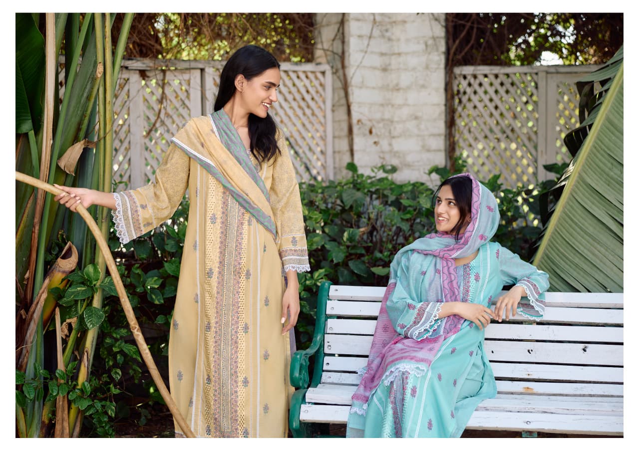 KIMORA PRESENT FANCY UNSTITCHED SUIT CATLOUGLE GULZAR SERIES 2391-2394 7