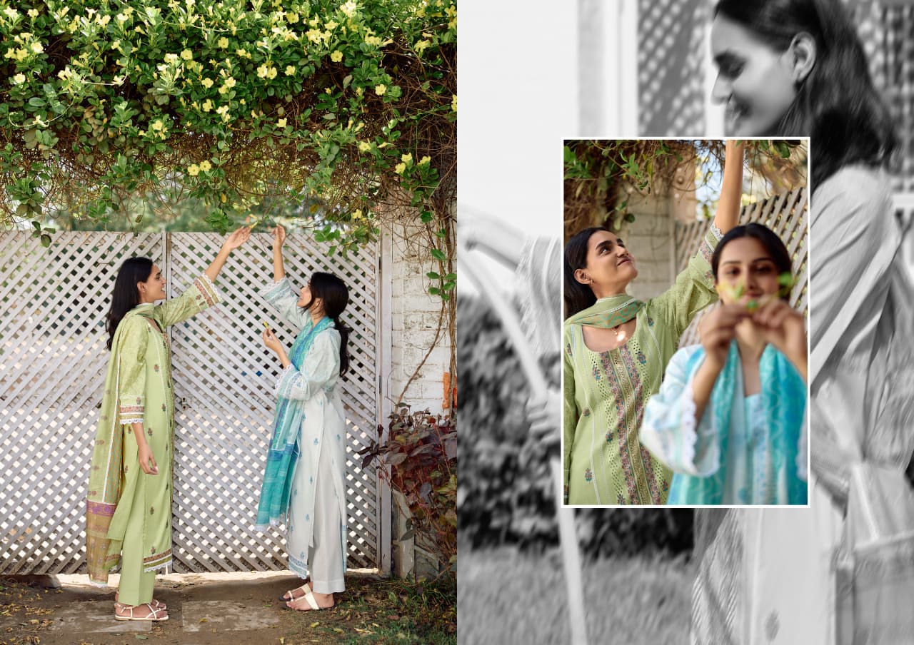 KIMORA PRESENT FANCY UNSTITCHED SUIT CATLOUGLE GULZAR SERIES 2391-2394 2
