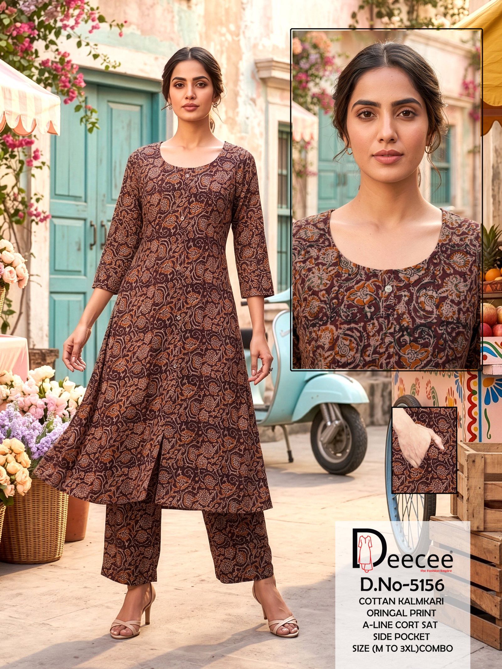 DECE PRESNET A LINE CORSET COMBO SIZE SET WITH SIDE POCKETS SERIES 5156 6