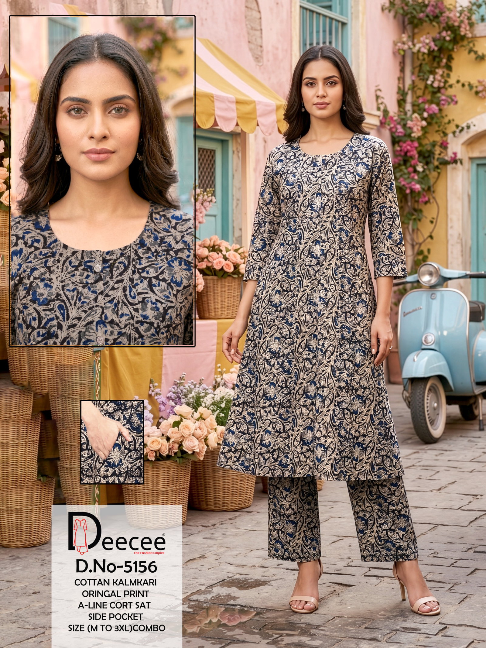 DECE PRESNET A LINE CORSET COMBO SIZE SET WITH SIDE POCKETS SERIES 5156 14