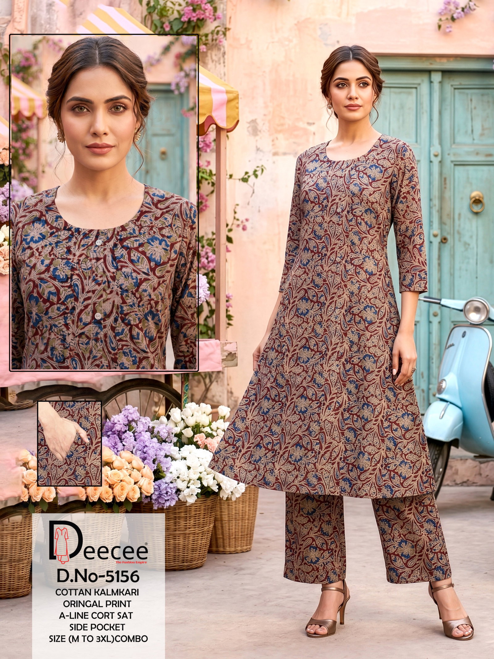 DECE PRESNET A LINE CORSET COMBO SIZE SET WITH SIDE POCKETS SERIES 5156 19